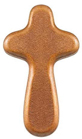 KaTiak Wandkreuz, Handkreuz aus Holz, handgehaltenes Palmenkreuz, Gebetskreuz, bequemes Greifen, DIY-Heimdekoration, handgefertigtes Accessoire