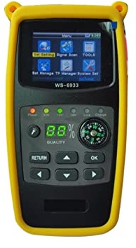 Pointeur Satellites, Digital Sat Finder Meter, 2pcs / lot Original WS-6933 WS6933 DVB-S2 FTA C KU Band Digital Satellite Finder Meter Livraison Gratuite pour Le réglage de la Parabole Satellite