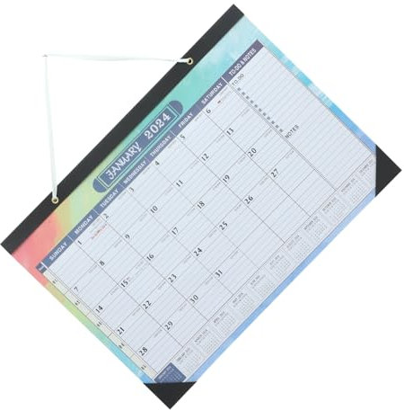 TEHAUX Wandkalender Für Zuhause Monatskalender Mit Internationalen Feiertagen Praktischer Terminplaner Für Ganze Familie Robustes Design Mit Einzigartiger Aufhängung