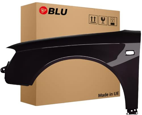 BLU Kotflügel Passend für Audi A4 B7 LZ9X Links Schwarz | 2004-2008 | Vorderseite Vorne | Lackiert | Einbaufertig