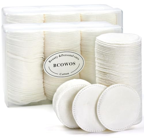 Cotton Rounds 320 Count, Wattepads für Gesicht, weich, fusselfrei, super saugfähige Make-up-Entferner-Pads für alle Hauttypen, verwendet zum Entfernen von Make-up, Auftragen von Tonern