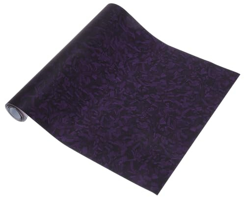 HEROFFIX Autofolie Matt selbstklebend Carbon Vinyl Wrapping Auto Folie 5.5mil PET Universal Schutzfolie Dekorative Violett