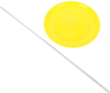 SOIMISS Multi-functional Juggling Plate Set with Sticks Lightweight Stage Performance Accessory for Circus Shows Festivals and Street Acts