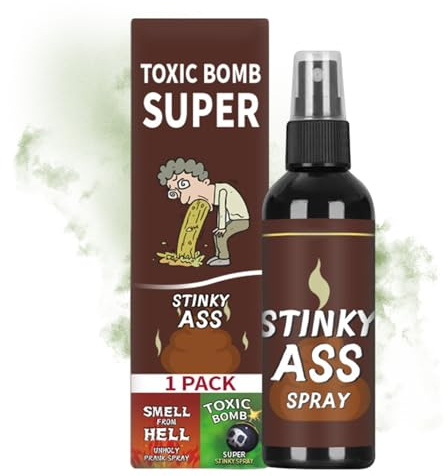 Protoence Spray À Prouts | Puissant Pratique Drôle Article De Nouveauté Farce Cadeau Hilarant - Bombe De Fausse Crotte pour Blague Amusante - pour, Adultes, Famille, Amis, Garçons, Filles
