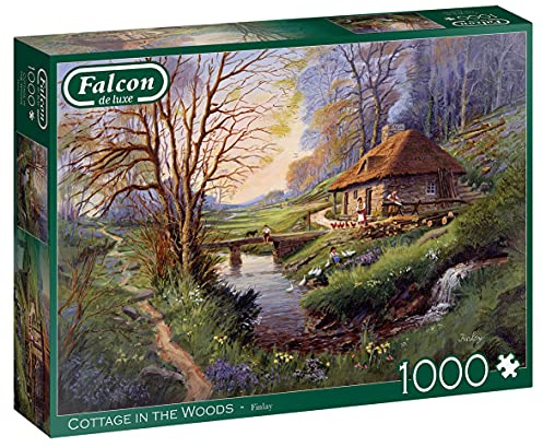 Jumbo, Falcon de luxe - Cottage in The Woods, Jigsaw Puzzles for Adults, 1,000 piece