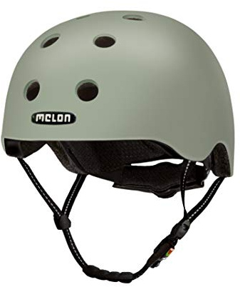 Melon Fahrradhelm »New York« für Damen, Herren und Kinder | Leichter & sicherer urbaner Cityhelm mit Magnetverschluss, individuell anpassbar in grau, Pastell | Größe XXS-S (46-52 cm) …