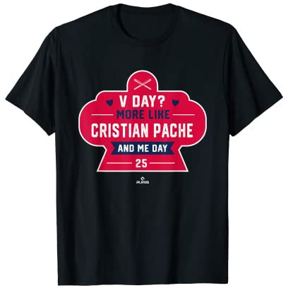 More Like Cristian Pache and Me Valentines Day Baseball Camiseta