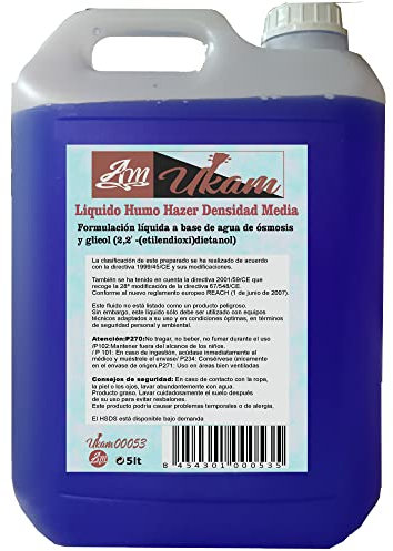 Liquido Humo Hazer 5 litros (1 Garrafa)