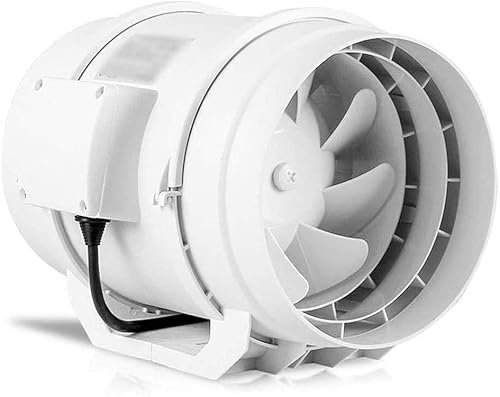 Industrial Commercial Extractor Exhaust Fan Exhaust Fan Round Pipe Fan Powerful Silent Exhaust Fan Kitchen Bathroom Ventilation (Size : 1)