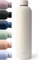 KIVY Trinkflasche Edelstahl 1L [KOHLENSÄURE GEEIGNET] - Thermosflasche 1L Spülmaschinenfest - Isolierte Trinkflasche - Thermo Trinkflasche Aesthetic - Wasserflasche aus Edelstahl - Isolierflasche