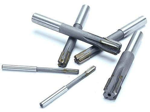 KIRANDY 4–20 mm Maschinenreibahle mit geradem Schaft und eingelegter Legierung, hochpräzise Reibahle(14mm (YG8))