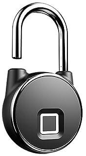 Candado biométrico inteligente de huellas dactilares Smart Life Bluetooth con huella dactilar, cerradura de puerta recargable por USB, entrada sin llave para seguridad de la casa