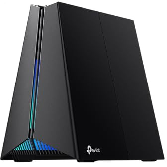 TP-Link Tri-Band AXE5400 Wi-Fi 6E Gaming Router Archer GXE75 | 6-Stream 5.4 Gbps | 1×2.5G + 4×1G Ports, USB 3.0 | Exclusive Acceleration, Gaming Port & Panel, RGB Lighting | EasyMesh, HomeShield