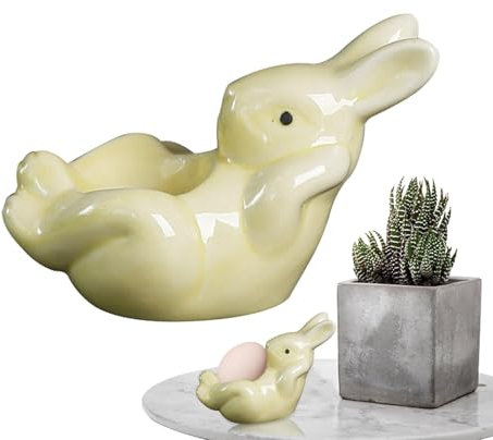 Porte-œufs de Lapin, coquetiers Animaux - Support pour Support à œufs Unique | Coquetier Simple à la Coque pour Table, Support d'exposition d'œufs de pâques, Support d'œufs de Petit déjeuner de Table