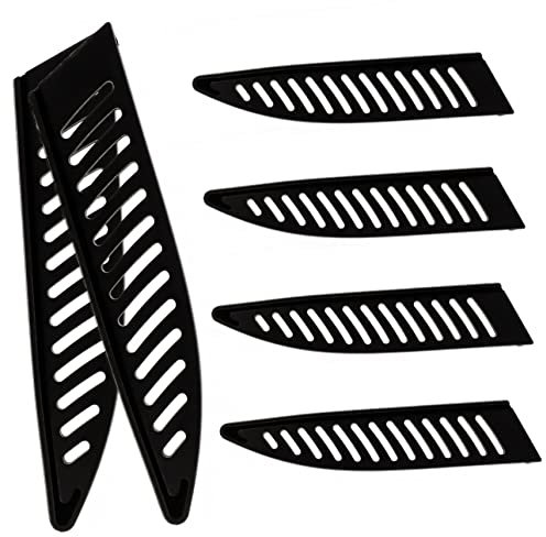 GLEAVI Protectores de Cortadores de Fruta Pp Negro 6 Piezas