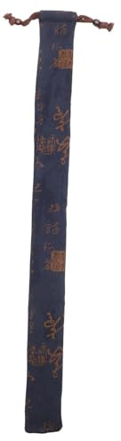 PRETYZOOM Cotton Linen Bamboo Flute Storage Bag F Key Protective Pouch Lightweight Portable Flute Holder Suitable for Wind Instrument Travel and Storage