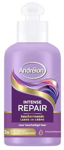 6er Pack - Andrélon Leave-in Haarcreme für geschädigtes Haar – Intensive Reparatur – 200ml