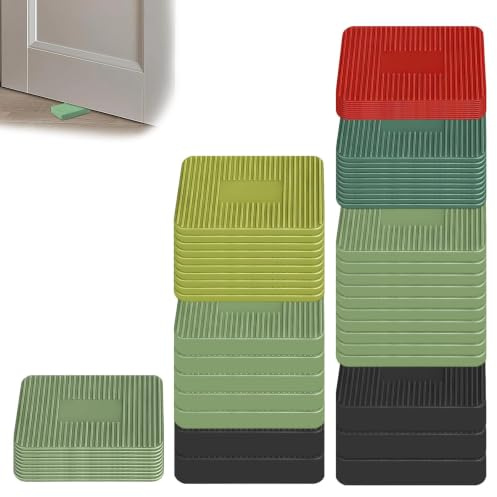 LWLWA Cuñas para Muebles, Palets Plastico 60 X 40 mm, 60 Unidades