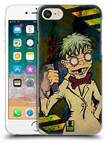 Head Case Designs Batteri Scienziati Pazzi Custodia Cover Dura per Parte Posteriore Compatibile con Apple iPhone 7/8 / SE 2020 & 2022