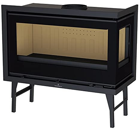 Estufa DE LEÑA INSERTABLE BRONPI Modelo CAIRO-110-E (Derecha)
