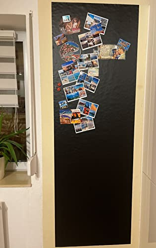 Magnet-Tafel-Folie Farbe: schwarz | 40 Größen | Preis-Leistung Top beschreibbar, abwischbar, magnetisch | Kreide Tafel Magnet Folie (150x50cm)