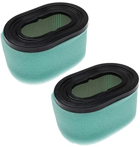 vhbw 4x filtreremplacement pour Briggs & Stratton 273185S | 494586 pour tondeuse à gazon noir/blanc/turquoise - 2x préfiltre, 2x filtre