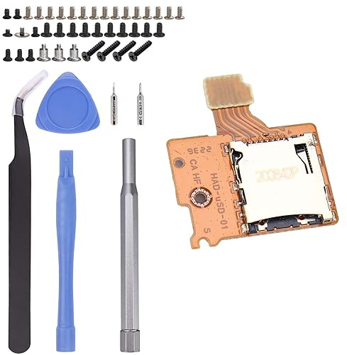 Ikpek 1 lecteur de carte micro SD de rechange pour Nintendo Switch HAC-SD-01, lecteur de carte mémoire TF pour console NS