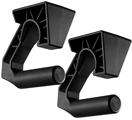 Goody Products Neutral Grip Pull Up Handles – Good..Grips Push Up Bars & Calisthenics Equipment for Doorway, Barbell & Floor Training, Portable Fitness Handles for Home Gym