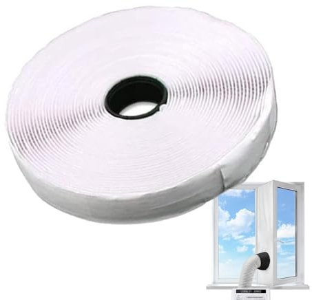 Wezalget Nastro isolante per condizionatore d'aria, pellicola isolante per finestre, striscia isolante per condizionatore d'aria, nastro adesivo per porte e finestre