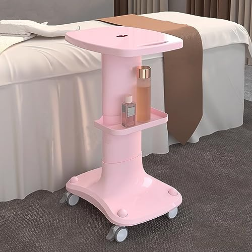 JXIPANUL Chariot à roulettes Professionnel pour Spa, Chariot d'esthéticienne Robuste, Plateau de Rangement pour Instruments de beauté, équipement de Spa en ABS, Instrument de Service, Chari