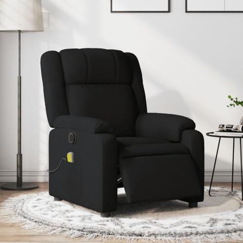 IKAYAA Elektrischer Massagesessel Fernsehsessel mit Liegefunktion Relaxsessel Elektrisch Verstellbar Massage Sessel Wohnzimmer Massagefunktion Liegesessel Relaxliege