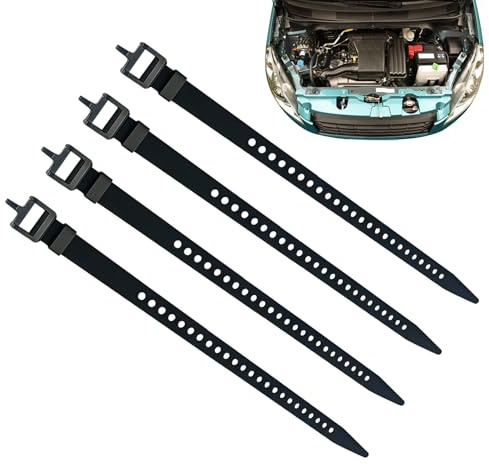 Bridas Para Cables Eléctricos - Correas De Silicona Ajustables De 30 Cm, Cierre De Hebilla De 4 Piezas, Organizador Reutilizable | Envolturas De Cordón Fuertes Y Seguras Para Acampar, Senderismo, Viaj