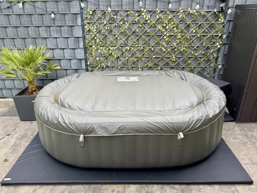 Premium PRO Design Tapis pour jacuzzi à économie d'énergie (4 cm d'épaisseur) – Isolation thermique et protection contre le froid – Tapis isolant efficace pour jacuzzis gonflables et piscines jusqu'à