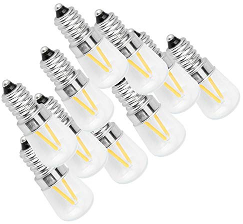 SPYMINNPOO Mini Lampadina LED E14 Resistente Al Calore 1,5 W CA 230 V per Illuminazione di Hotel, Armadietti di Auto Domestiche, Confezione da 10