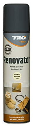 TRG The One - Spray Renovador para calzado de Ante, Nubuck y Microfibra | #114 Gris Claro, 250ml