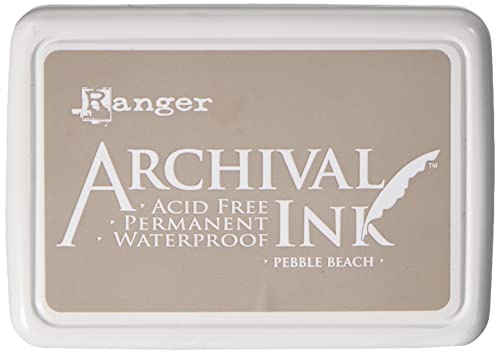 RANGER INDUSTRIES Pebble Beach 617147 Archival Ink Pads Ranger – ArchivalTM Stempelkissen, 2 x 3 inches
