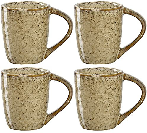 LEONARDO HOME 018595 MATERA Espressotasse 90 ml beige 4er-Set, Keramik