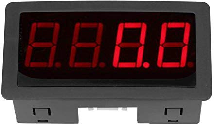 4 digital röd/blå LED-varvräknare, RPM varvräknare + hall närhetsbrytare sensor NPN+A/D konverteringschips + hög stabilitet riktmärke IC, visas tydligt (röd)