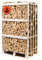 Onlydry Brennholz Birke mit weniger als 18% Feuchtigkeit Palette - Perfekt für Ofen, Feuerschale, Kamin, Kaminofen - Premium Qualität Sauberes und trockenes Kaminholz/Feuerholz