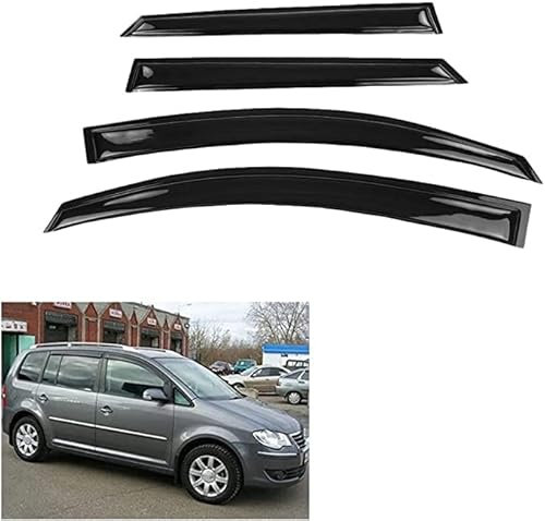 Premium Qualität Windabweiser Auto Regenabweiser Regenschutz 4Pcs für V-W Touran 2006-2015 Seitenscheiben vorn und hinten