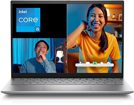 Dell Inspiron 14 5420 Intel Core i5-1235U Ordinateur portable 14 Full HD Platinum silver 8Go de RAM SSD 512Go Intel ADL-P P28 UMA UHD Graphics Windows 11 Home Clavier AZERTY Français rétroéclairé