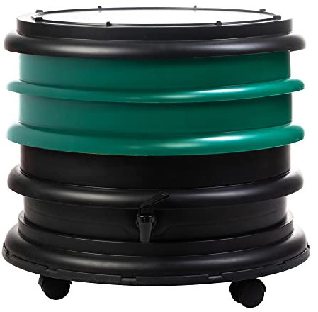 WORMbox | Wormery Worm Farm composter 2 Dark green Trays | 32 liters | Organic Waste Compost, make your Worm Castings