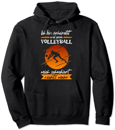 Ich Bin Verheiratet Und Spiele Volleyball Beach Volleyball Pullover Hoodie