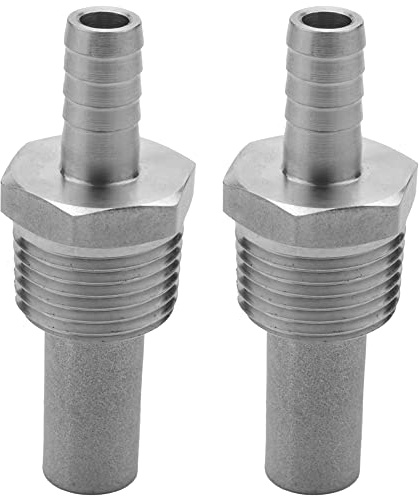 Nicfaky 2X Home Brewing Inline Oxygenation Diffusion Stone Aeration Stone 1/2 Npt Carbonation Stone