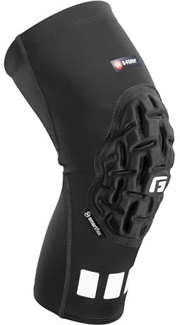 G-Form Pro Handball 180 Padded Knee Sleeve (Single) - Leichte Bandage, atmungsaktive und flexible Unterstützung für Komfort und Schutz des Sportlers - Schwarz, Large