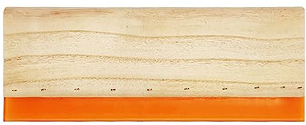 Worown 13.7 Inch Screen Printing Squeegee, 75 Durometer Wooden Printing Scraper for Screen Printing, Hand Printing
