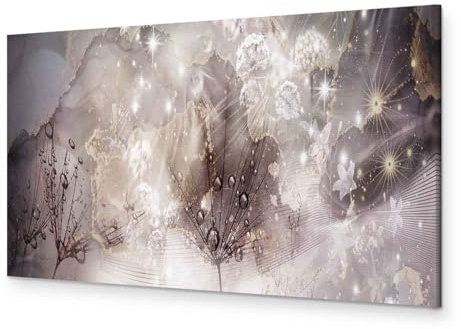 murando - Akustikbild Pusteblumen Bilder Akustikschaum Hochleistungsschallabsorber Schallschutz Leinwand 1 tlg Wandbild Raumakustik Schalldämmung Löwenzahn Natur Abstrakt