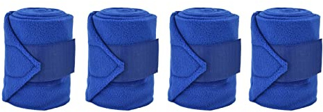 Hästbandage Benlindor Stallbandage för Hästar Stallbandage Häst Ridsport Benlindor Hästbensstövel Blå Omslag för Häst Hund Ko Katt Träningsträning