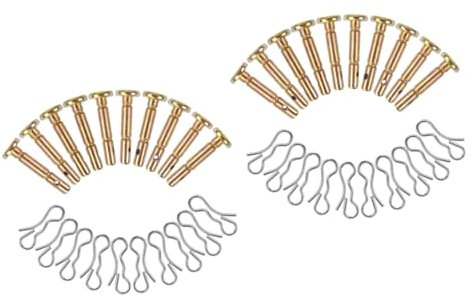 BESPORTBLE 2 Juegos Accesorios Quitanieves Pasadores De Metal Soplador De Nieve Cizalla Quitanieves Pasadores De Cizalla y Chaveta Cizalla Barredora De Nieve Abrelatas Acero Inoxidable Abrir