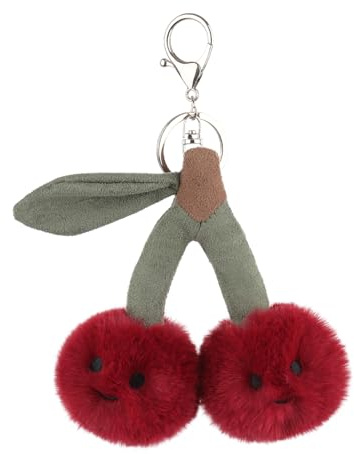 Apricot Lamb Llavero de peluche de cereza, 10 cm